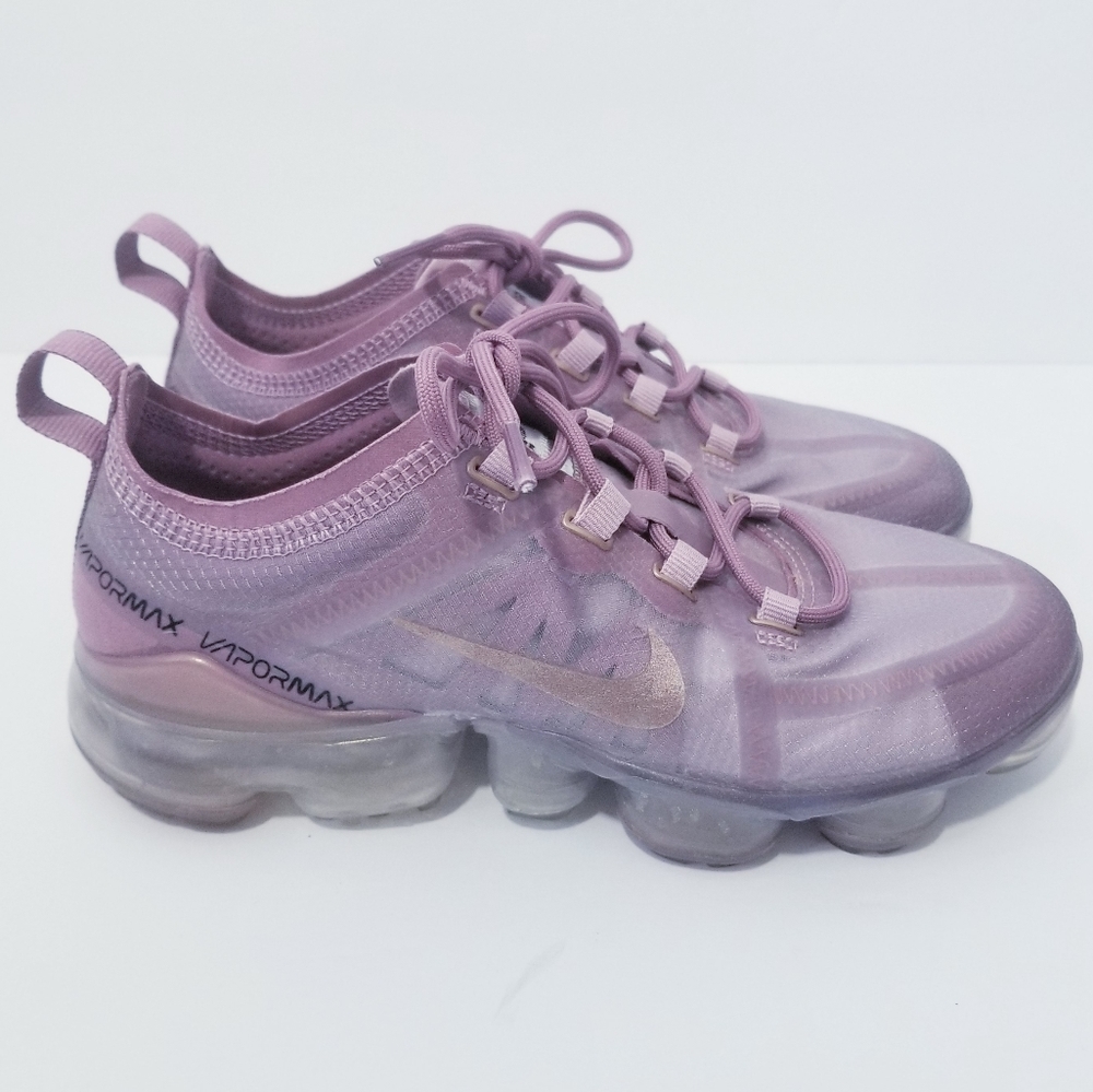 Nike Air Vapormax 2019 Womens Size 5.5 Sneakers Pink Plum Chalk Dust AR6632-500